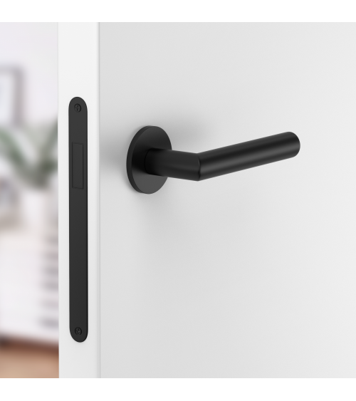 Poignée de porte couleur noire ARABIS ronde poignée design