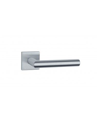 Poignée de porte chrome satiné ARABIS quincaillerie design