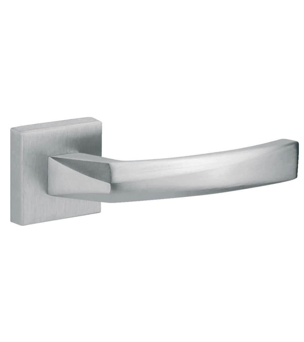 Poignée de porte chrome satiné PHENIX poignée design