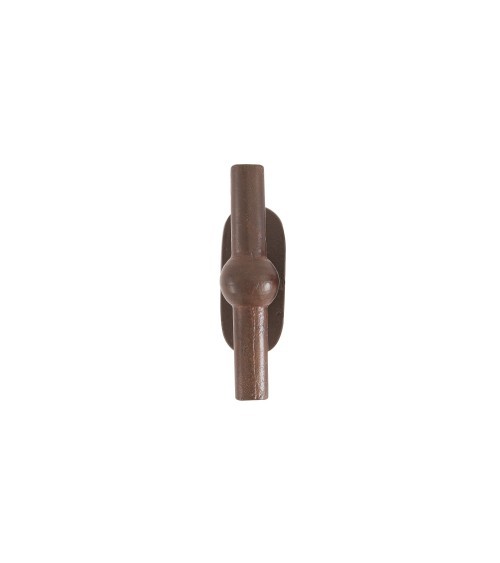Poignée de porte rouille verticale en fer BECDF -  poignée design