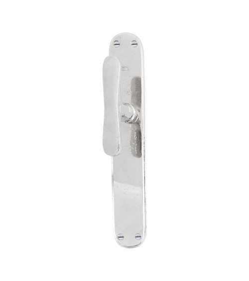 Poignée de porte chrome poli sur plaque longitudinale originale PHTT 40 -  poignée design