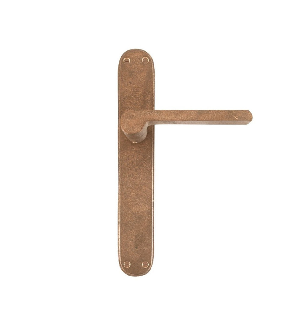Poignées de porte bronze rouille