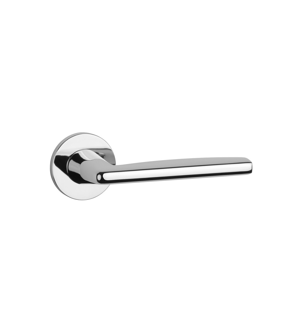 Poignée de porte chrome poli LUNA poignée design
