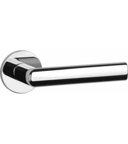 Poignée de porte chrome poli SILENA quincaillerie design