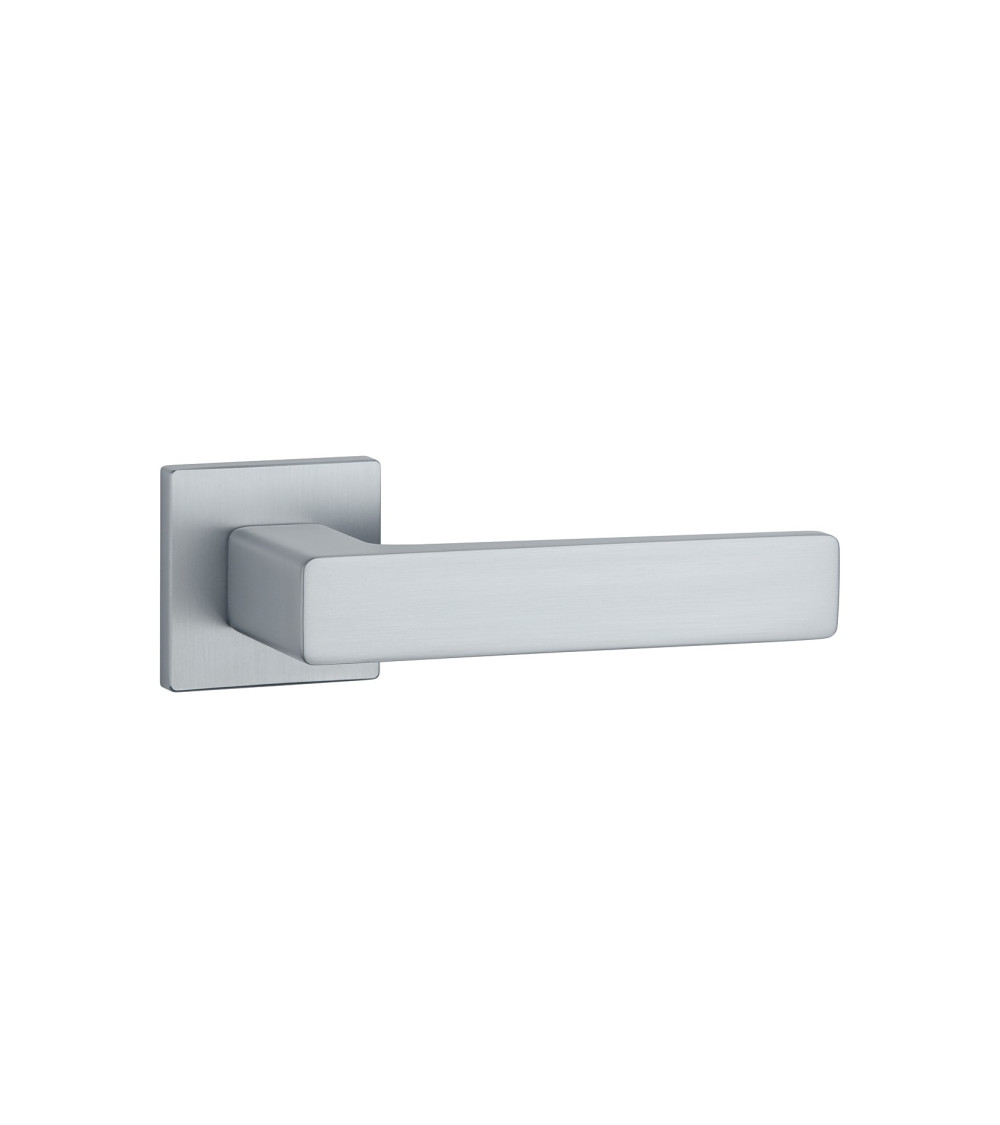Poignée de porte chrome satiné ERICA quincaillerie design