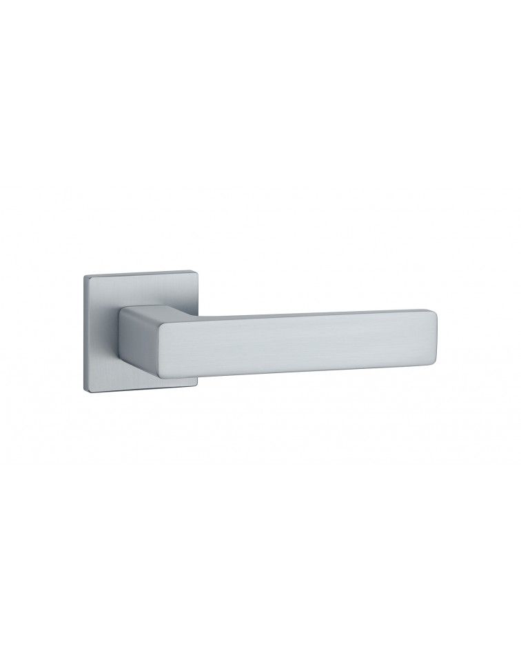 Poignée de porte chrome satiné ERICA quincaillerie design