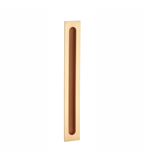 Poignée de porte coulissante or mat / cuir APRILE HD 239 poignée design