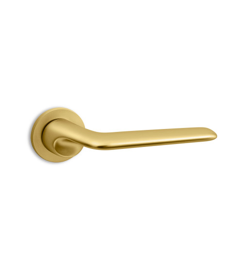 Poignée de porte or mat Ento Elan poigné design