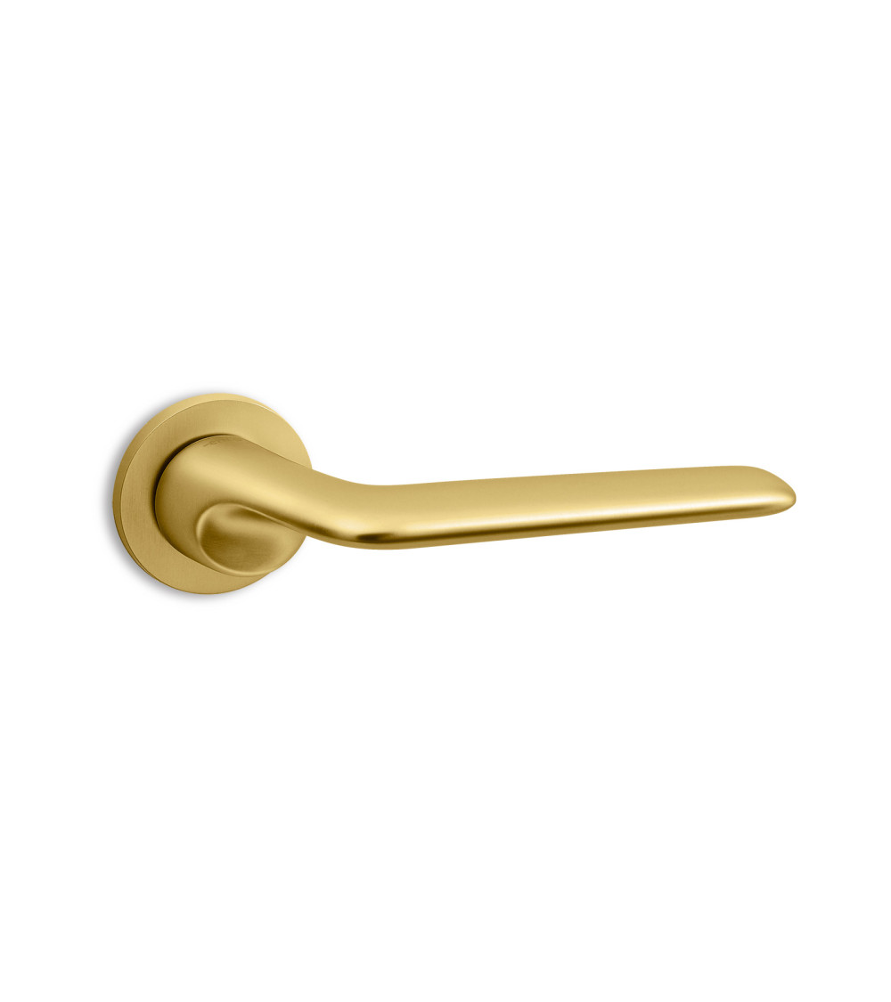 Poignée de porte or mat Ento Elan poigné design