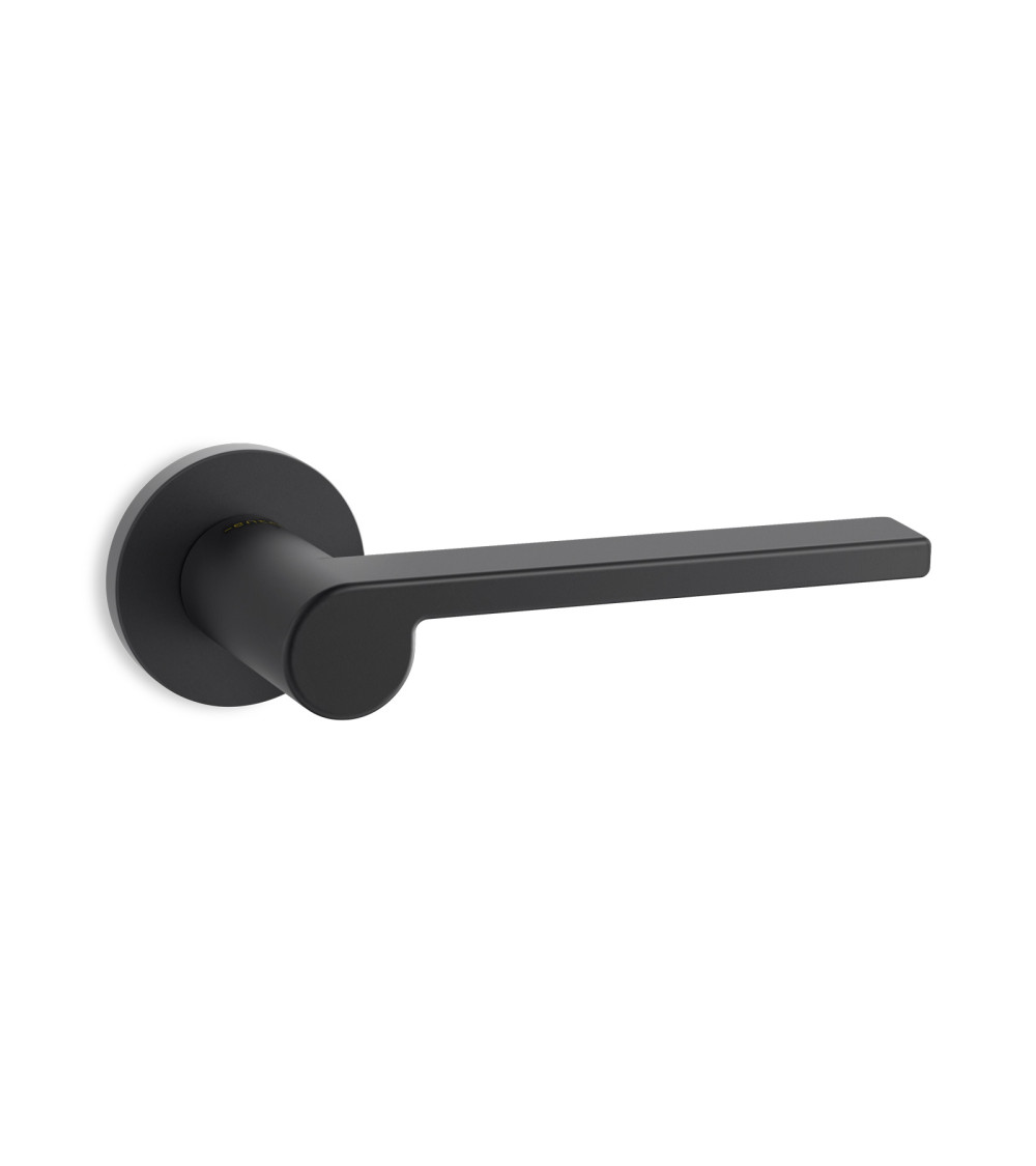 Poignée de porte noire Ento Lev quincaillerie design