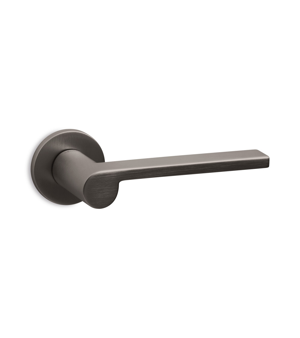 Poignée de porte graphite Ento Lev quincaillerie design