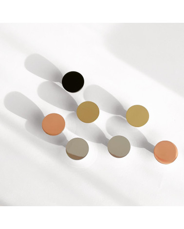 Bouton de meuble LUNA M poignée design vue de haut