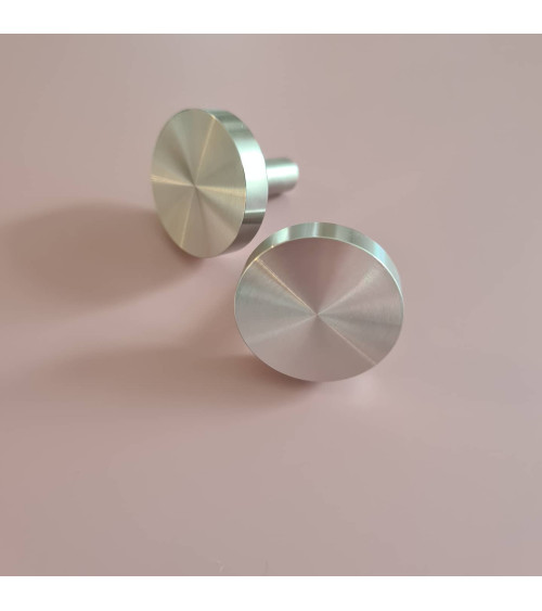 Bouton de meuble chrome poli NENA M poignée design