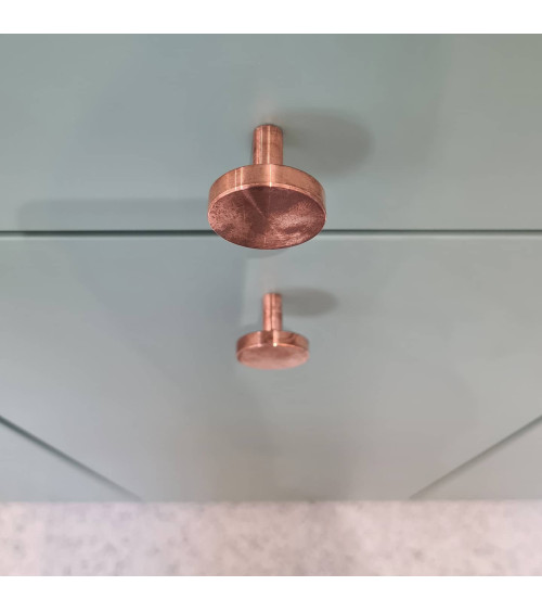 Bouton de meuble en laiton NENA M poignée design