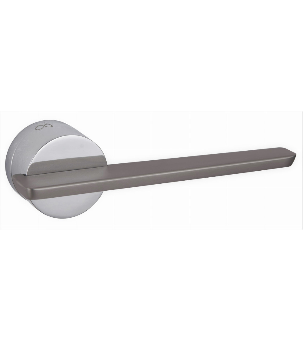 Poignée de porte en zamak JUMELLE poignée design