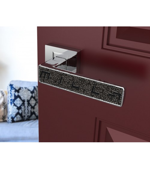Poignée de porte zamak GLAMOUR quincaillerie design couleur 1