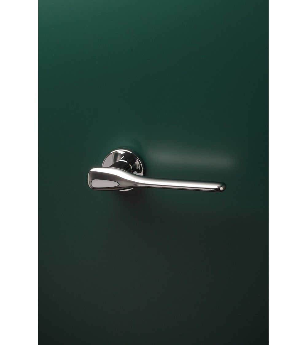 Poignée de porte chrome poli ORCHIDE poignée design