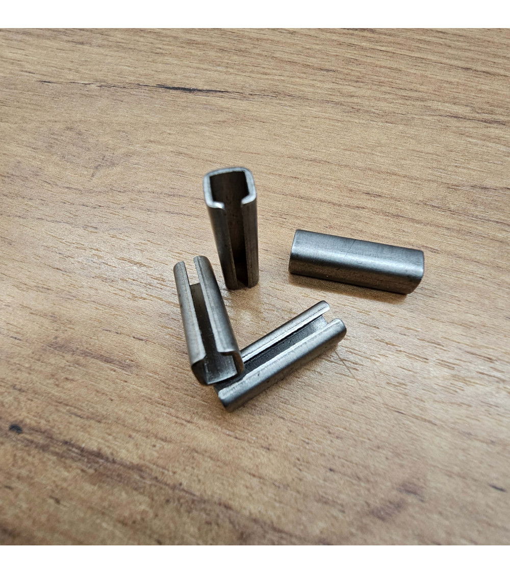 Adaptateur réducteur en métal, de 4 mm à 6 mm, pour tige carrée de WC de 4 mm
