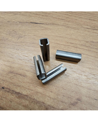 Adaptateur réducteur en métal, de 4 mm à 6 mm, pour tige carrée de WC de 4 mm