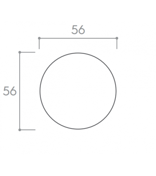 Bouton de porte classique CO ORBIS rond -  poignée design