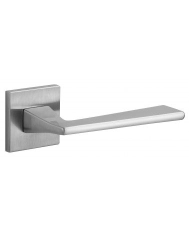 Poignée de porte chrome satiné VS SPY carrée -  poignée design