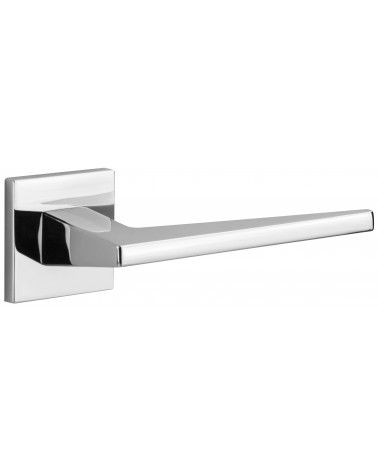 Poignée de porte chrome poli LIMA FIT quincaillerie design