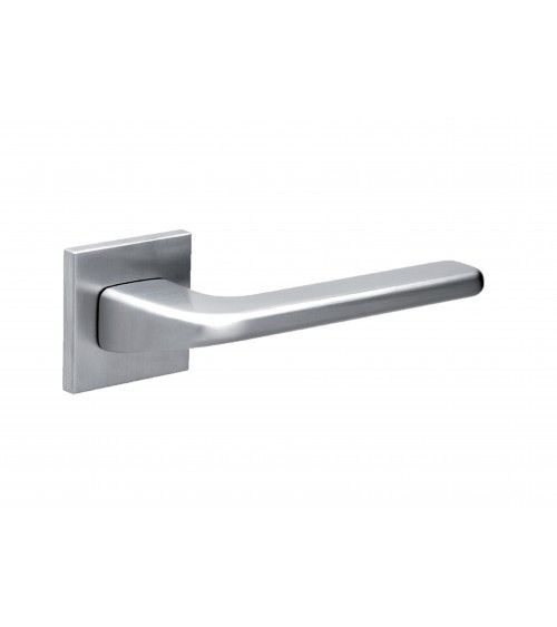 Poignée de porte chrome satiné DIVO quincaillerie design