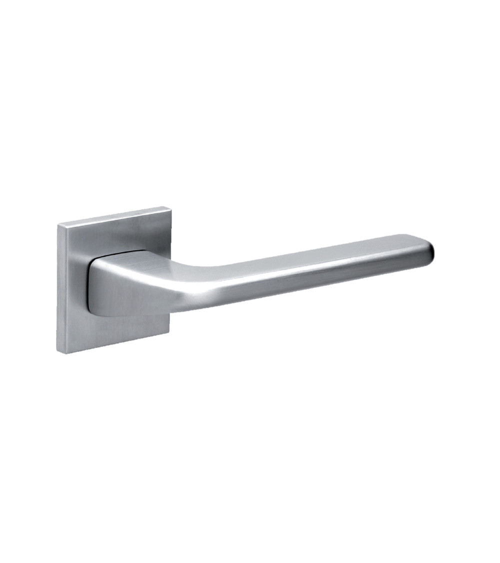 Poignée de porte chrome satiné DIVO quincaillerie design