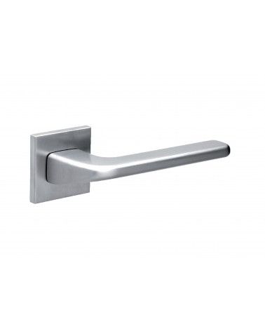 Poignée de porte chrome satiné DIVO quincaillerie design