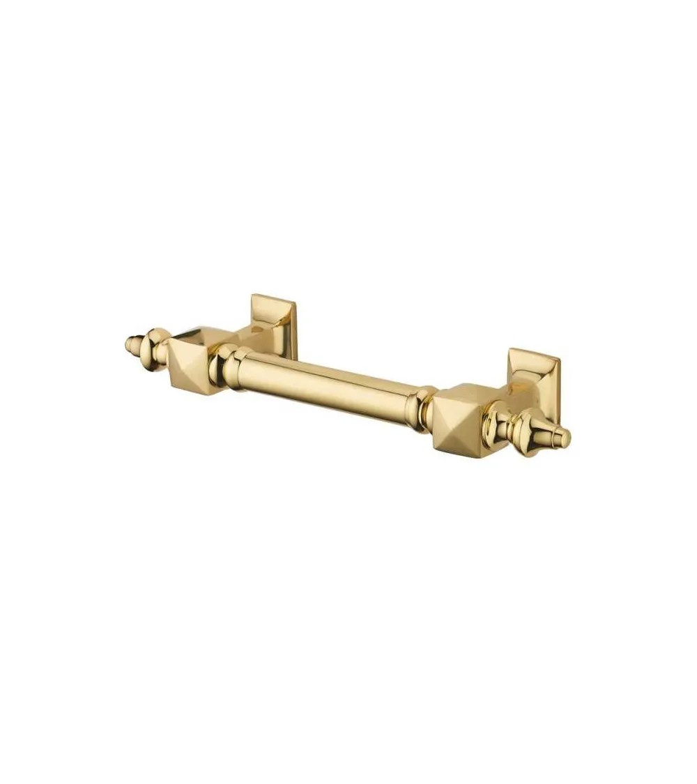 Poignée bâton de maréchal pointe diamant en laiton P651