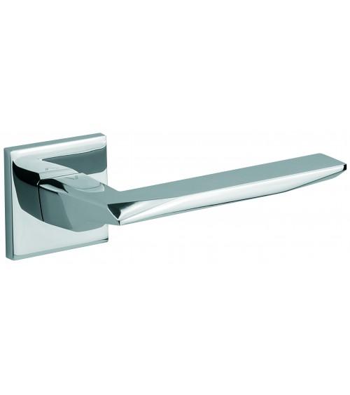 Poignée de porte chrome poli ZOE poignée design