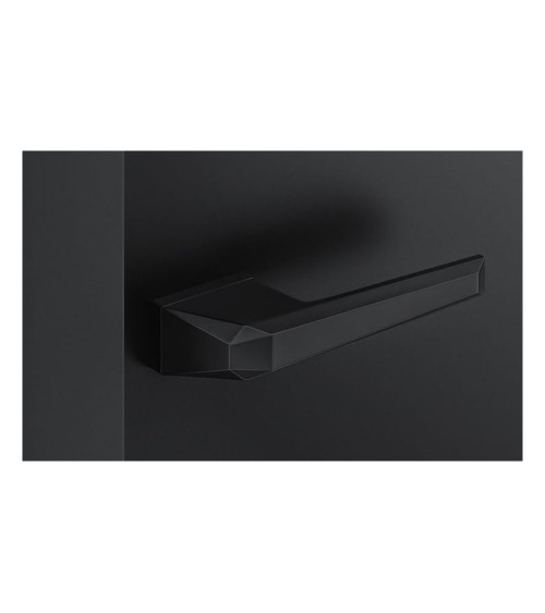 Poignée de porte noire Prisme poignée design