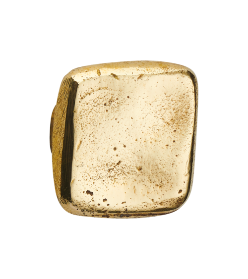 Bouton de meuble en bronze Mini QUADRA poignée design couleur 1 petit modèle