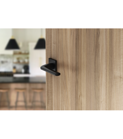 Poignée de porte noire Scandi slim poignée design