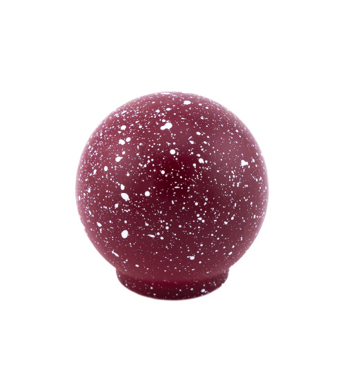 Bouton de meuble en bois de hêtre vin rouge/blanc Mélange poignée design