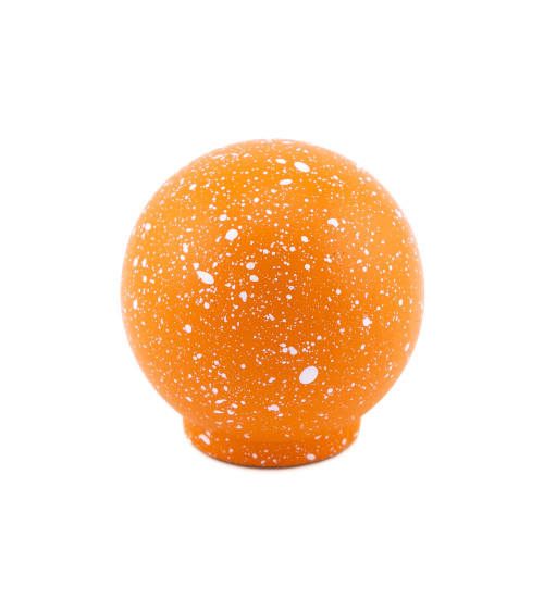 Bouton de meuble en bois de hêtre orange/blanc Mélange poignée design