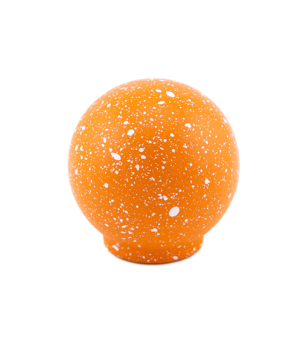 Bouton de meuble en bois de hêtre orange/blanc Mélange poignée design