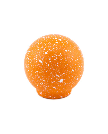 Bouton de meuble en bois de hêtre orange/blanc Mélange poignée design