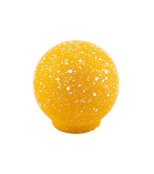 Bouton de meuble en bois de hêtre jaune/blanc Mélange poignée design