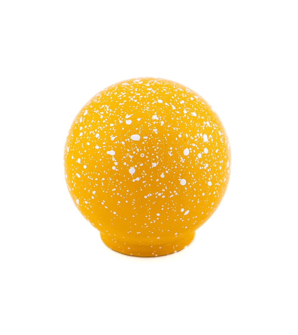 Bouton de meuble en bois de hêtre jaune/blanc Mélange poignée design