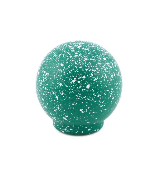 Bouton de meuble en bois de hêtre vert/blanc Mélange poignée design