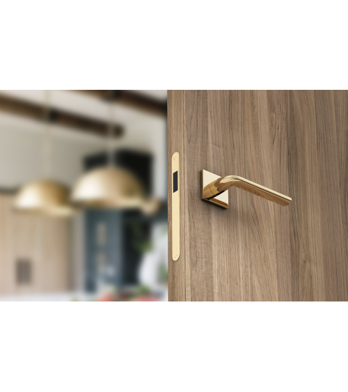 Poignée de porte or mat Scandi slim poignée design
