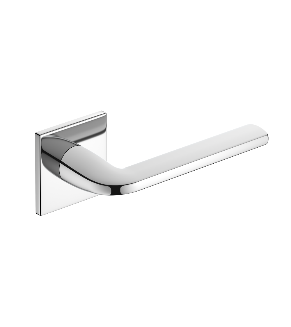 Poignée de porte chrome poli Scandi slim poignée design