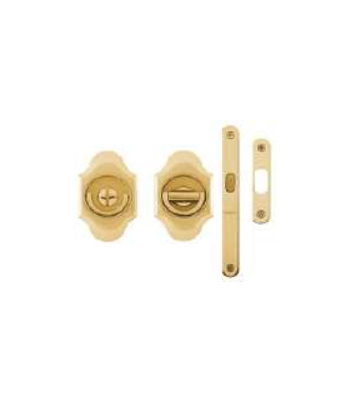 Kit poignées encastrées pour porte coulissante MANDELLI 1018TLN/S avec serrure