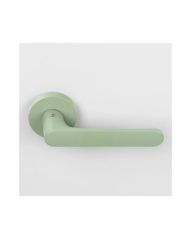 Poignée de porte de couleur vert sauge - Moon One Ronde