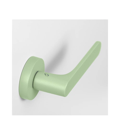Poignée de porte de couleur vert sauge - Moon One Ronde