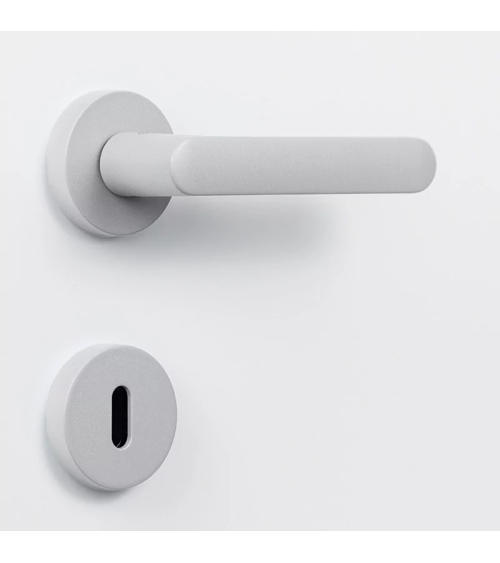 Poignée de porte de couleur Gris clair - Moon One Ronde