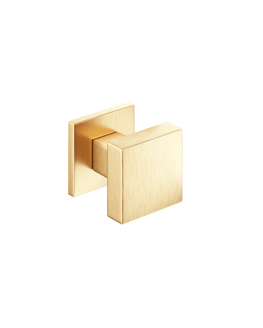 Bouton de porte or mat AEGIS carrée -  poignée design
