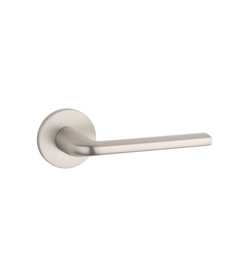 Poignée de porte nickel satiné OLEANDRO quincaillerie design