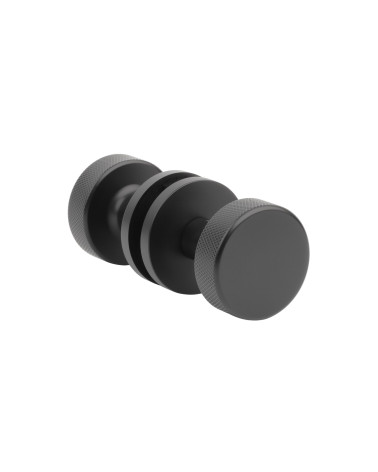 Bouton de porte noire TUJA poignée design double face